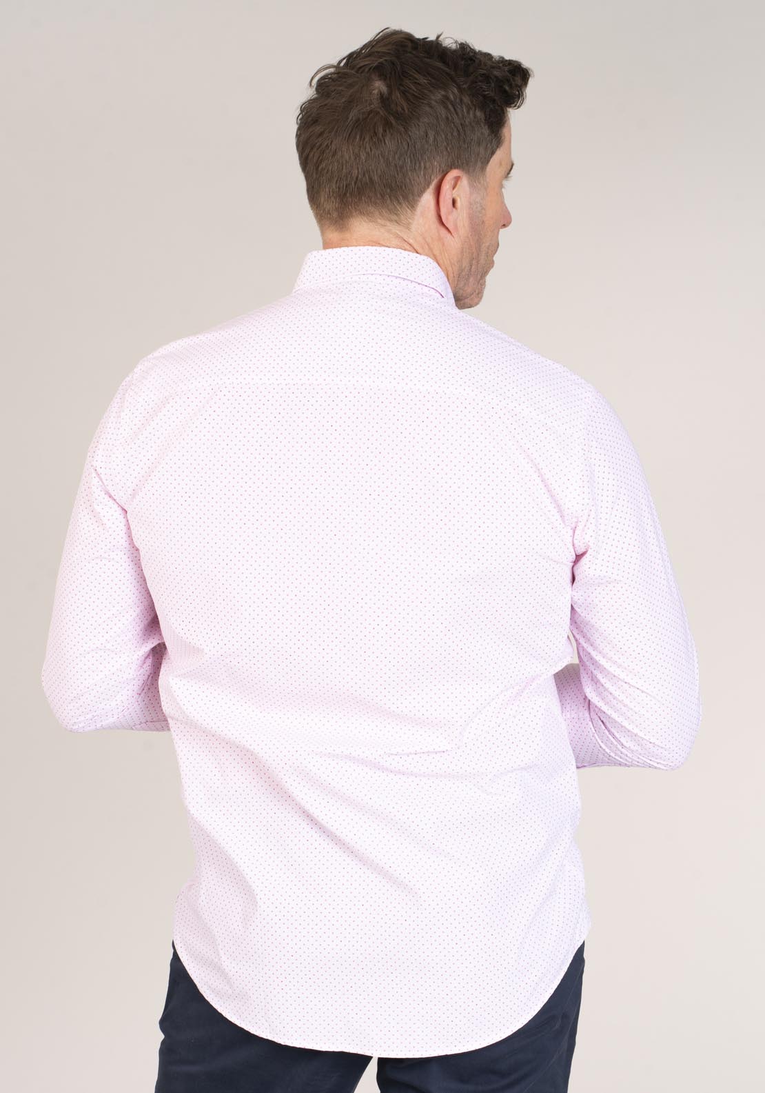 Mineral Kazar Long Sleeve Print Shirt - Pink 2 Shaws Department Stores