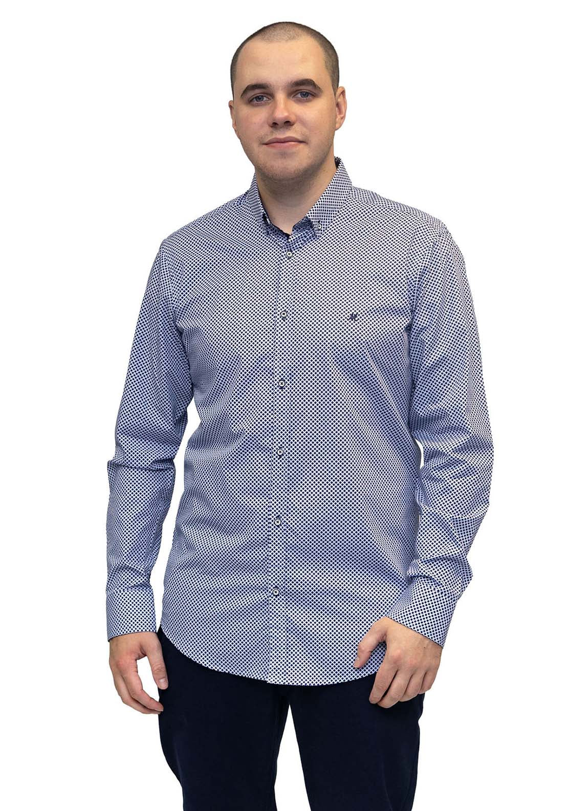 Mineral Beigh Long Sleeve Shirt - Navy / Blue 1 Shaws Department Stores