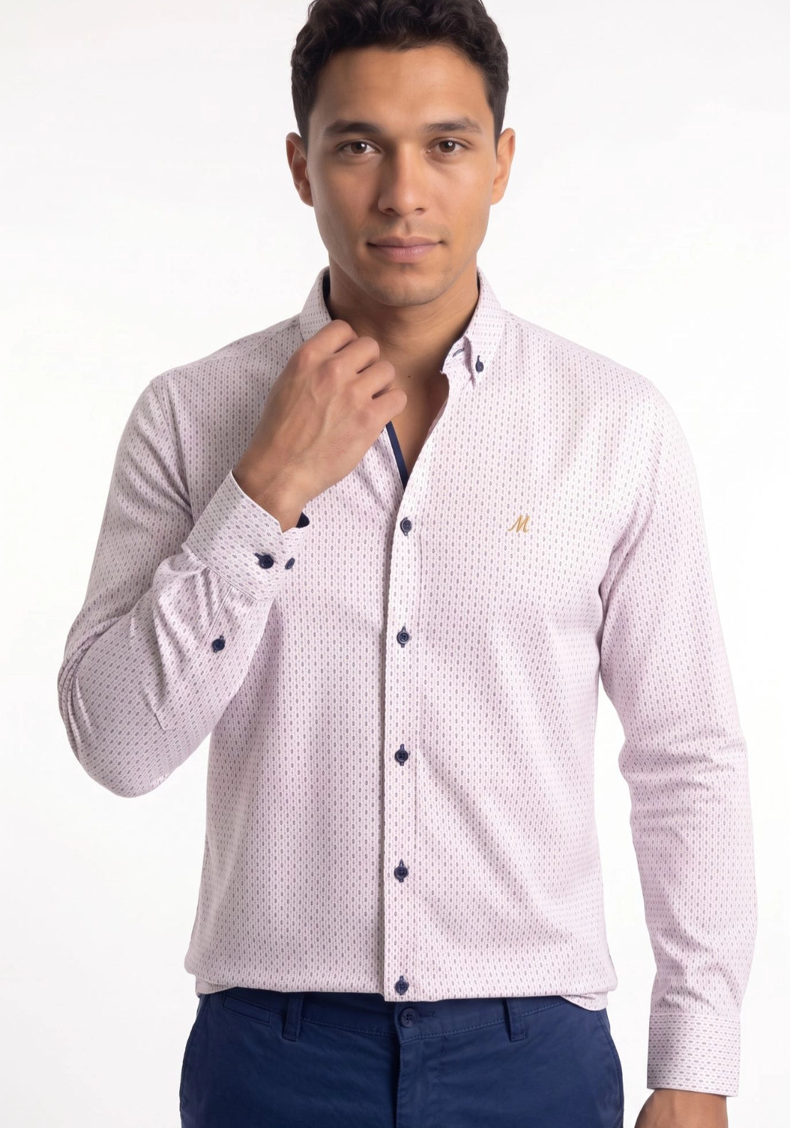 Mineral Perez Print Shirt - Pink 1 Shaws Department Stores