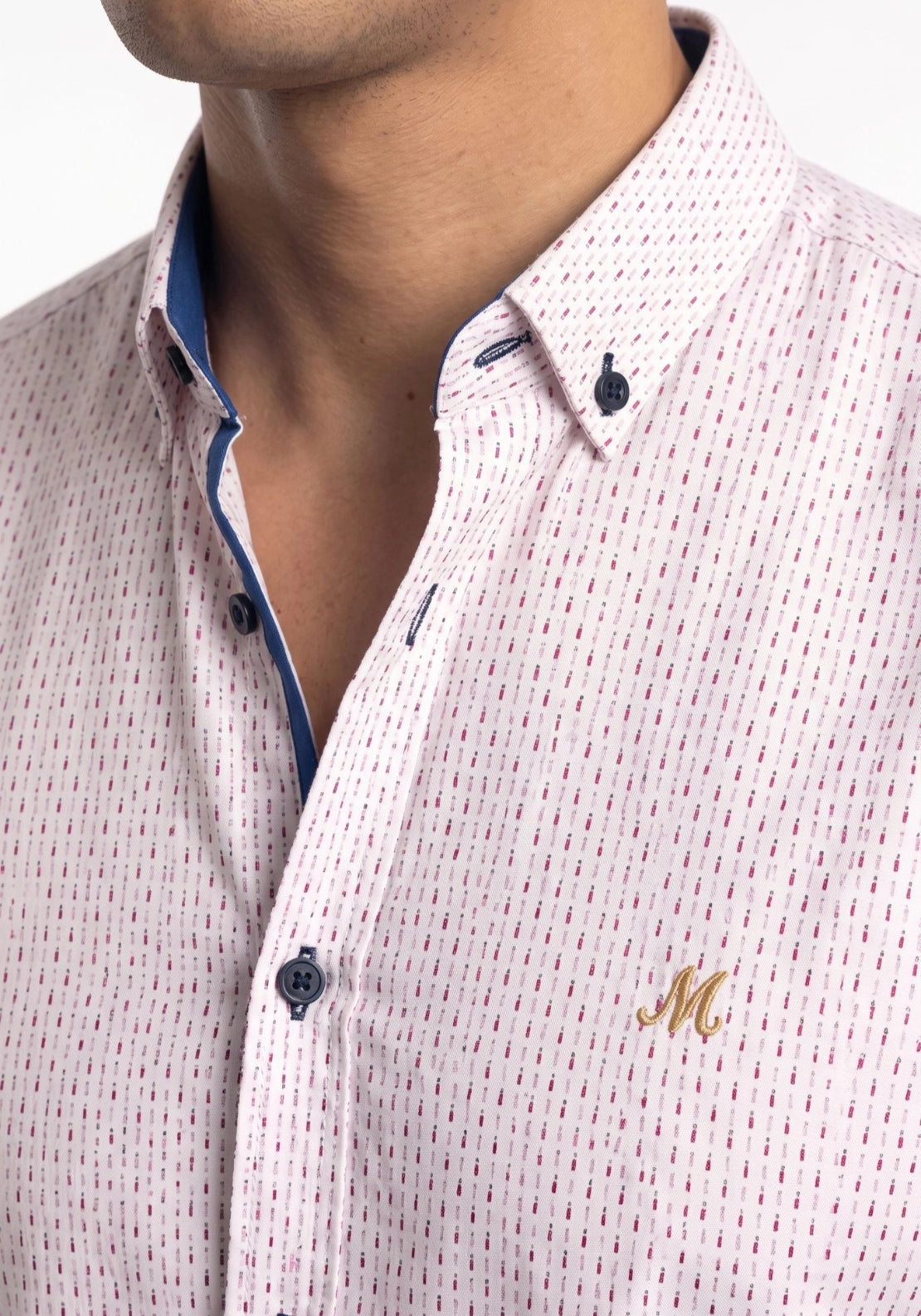 Mineral Perez Print Shirt - Pink 4 Shaws Department Stores