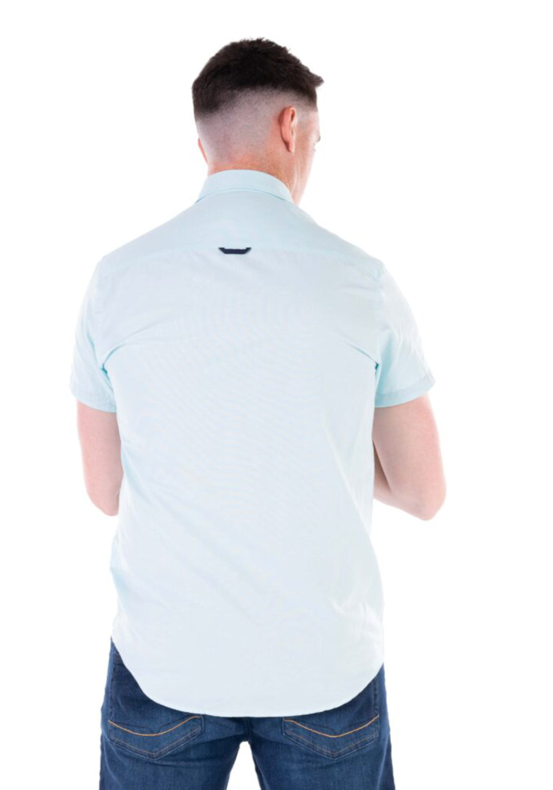 Mineral Andar Short Sleeve Shirt - Blue 2 Shaws Department Stores