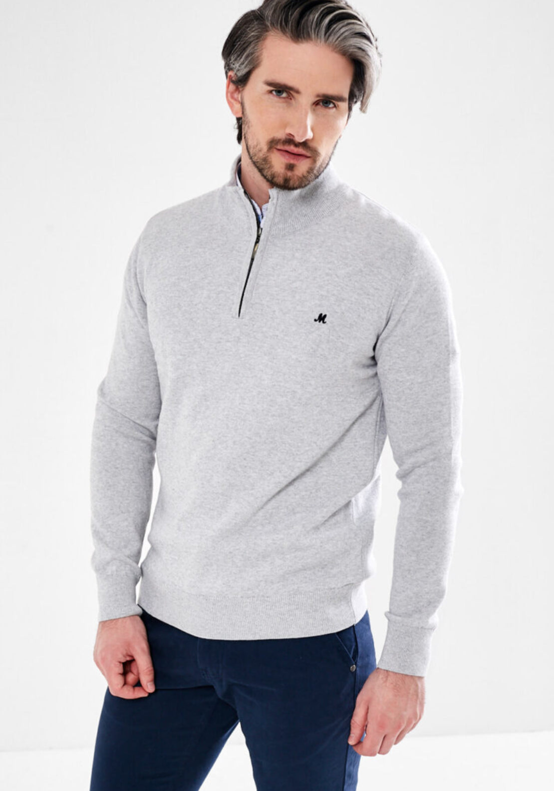 Mineral Altis 1/4 Zip Knit 1 Shaws Department Stores