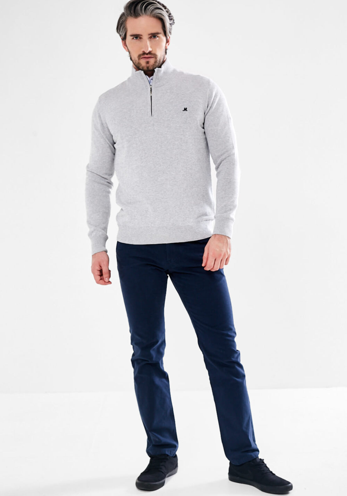 Mineral Altis 1/4 Zip Knit 4 Shaws Department Stores