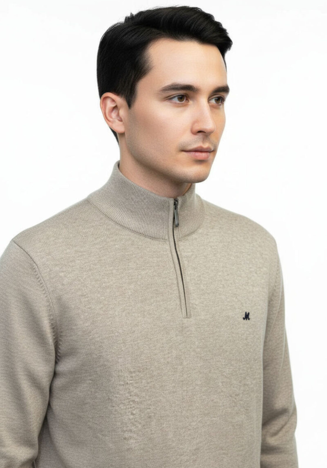 Altis 1/4 Zip Knit - Camel