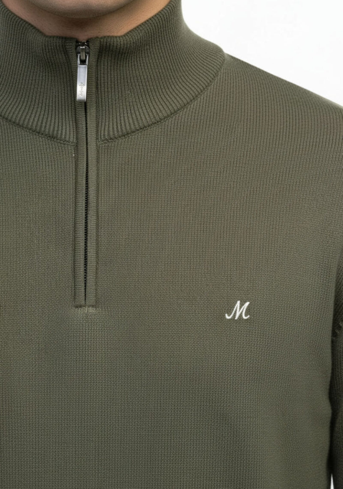 Altis 1/4 Zip Knit - Green