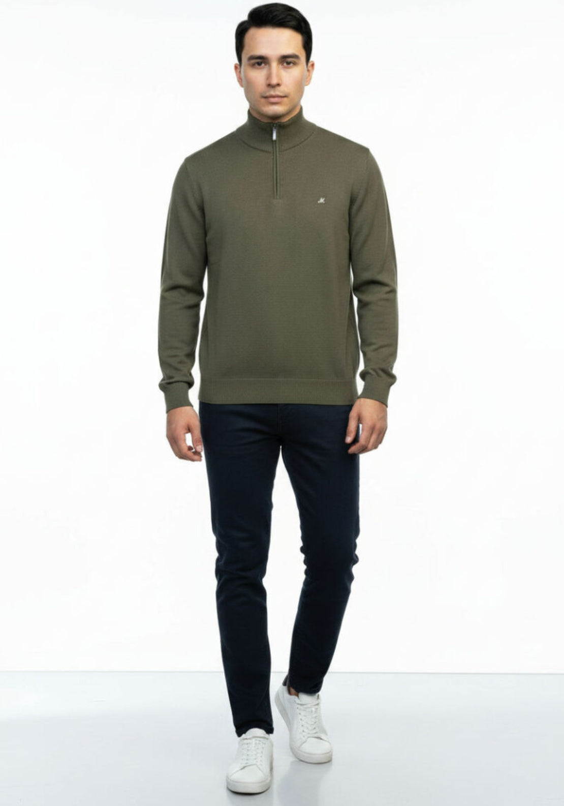 Altis 1/4 Zip Knit - Green