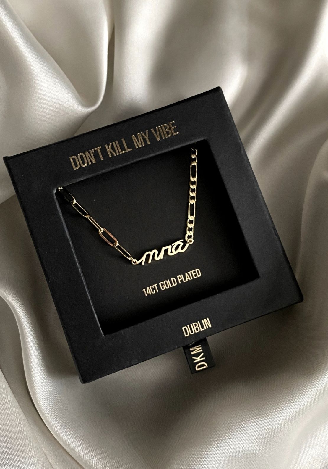 Don’t Kill My Vibe Mná Power Necklace - Gold 2 Shaws Department Stores