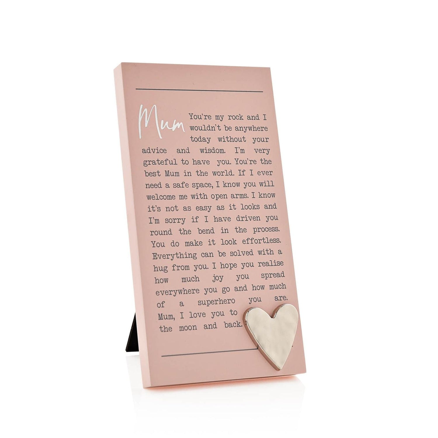 The Home Collection Moments Standing Plaque - Mum 1 Shaws Department Stores