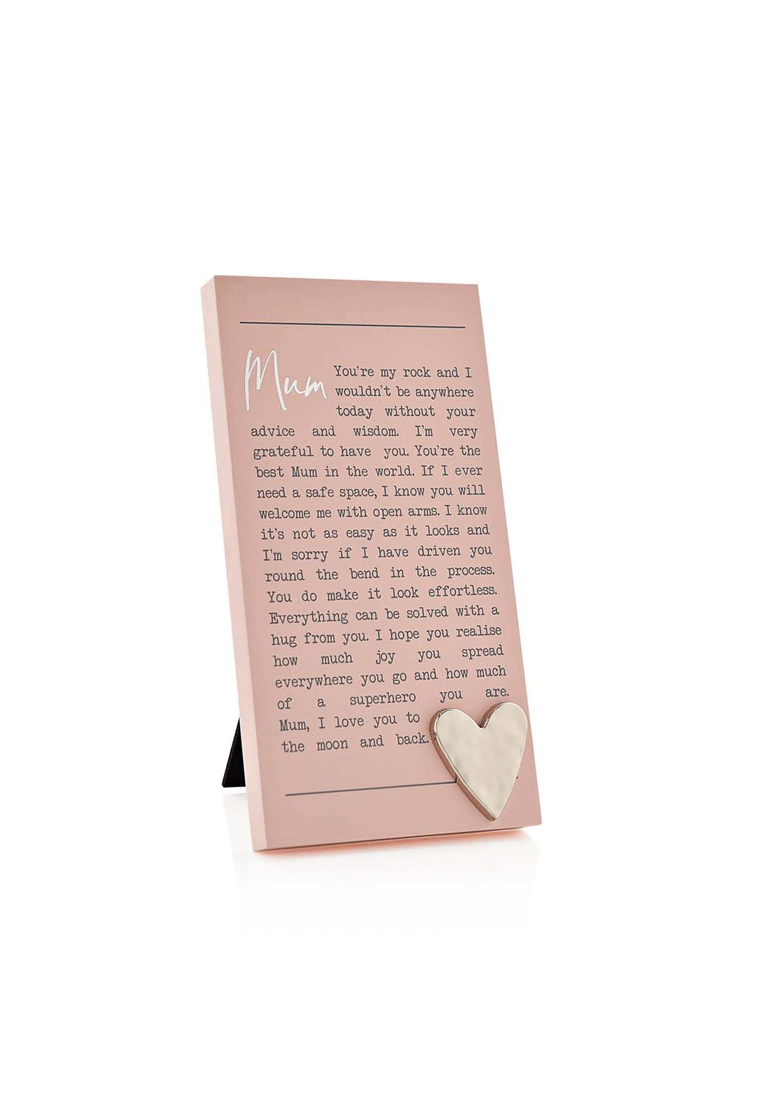 Celebrations Moments Standing Plaque - Mum 3 Shaws Department Stores