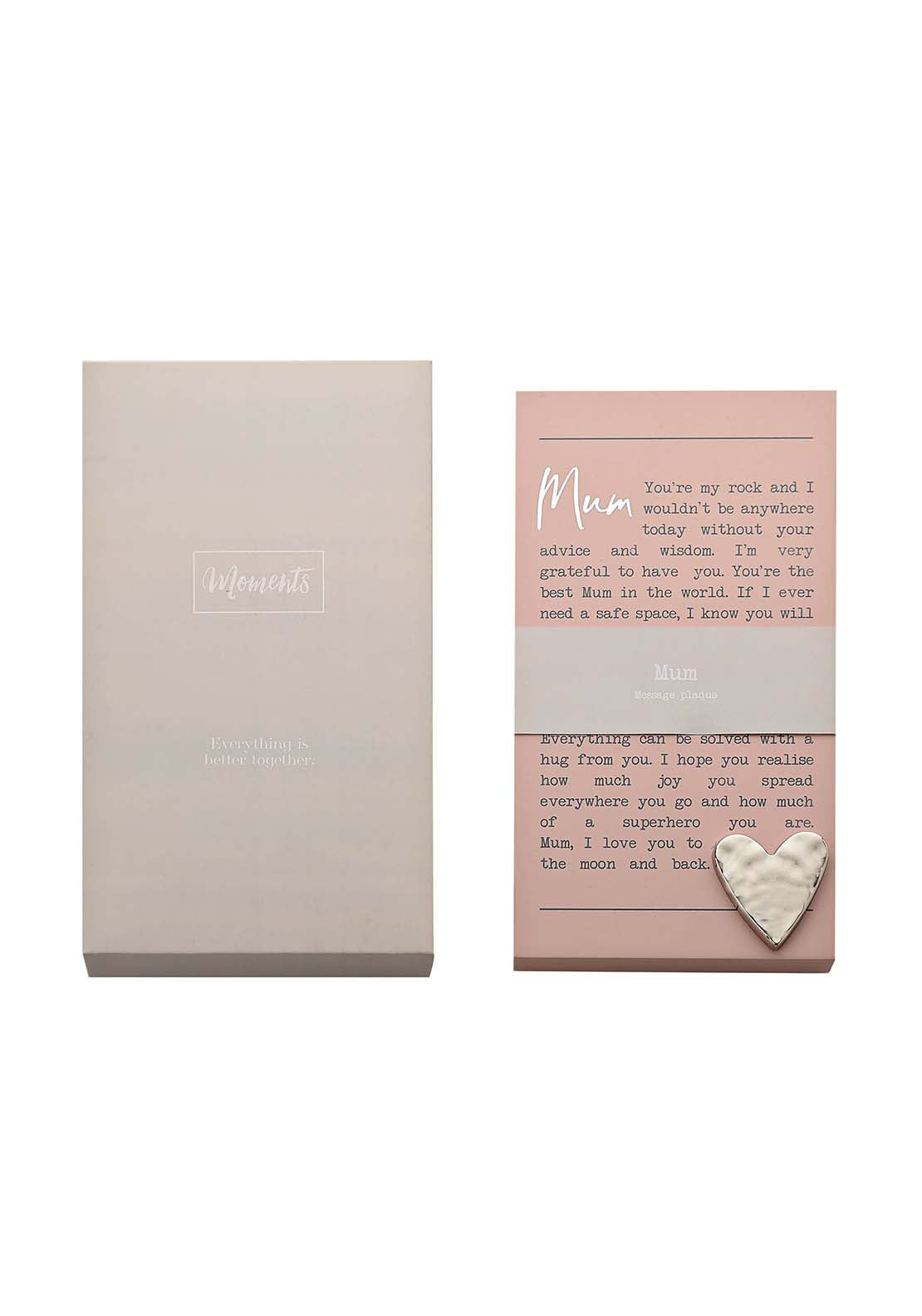 Celebrations Moments Standing Plaque - Mum 2 Shaws Department Stores