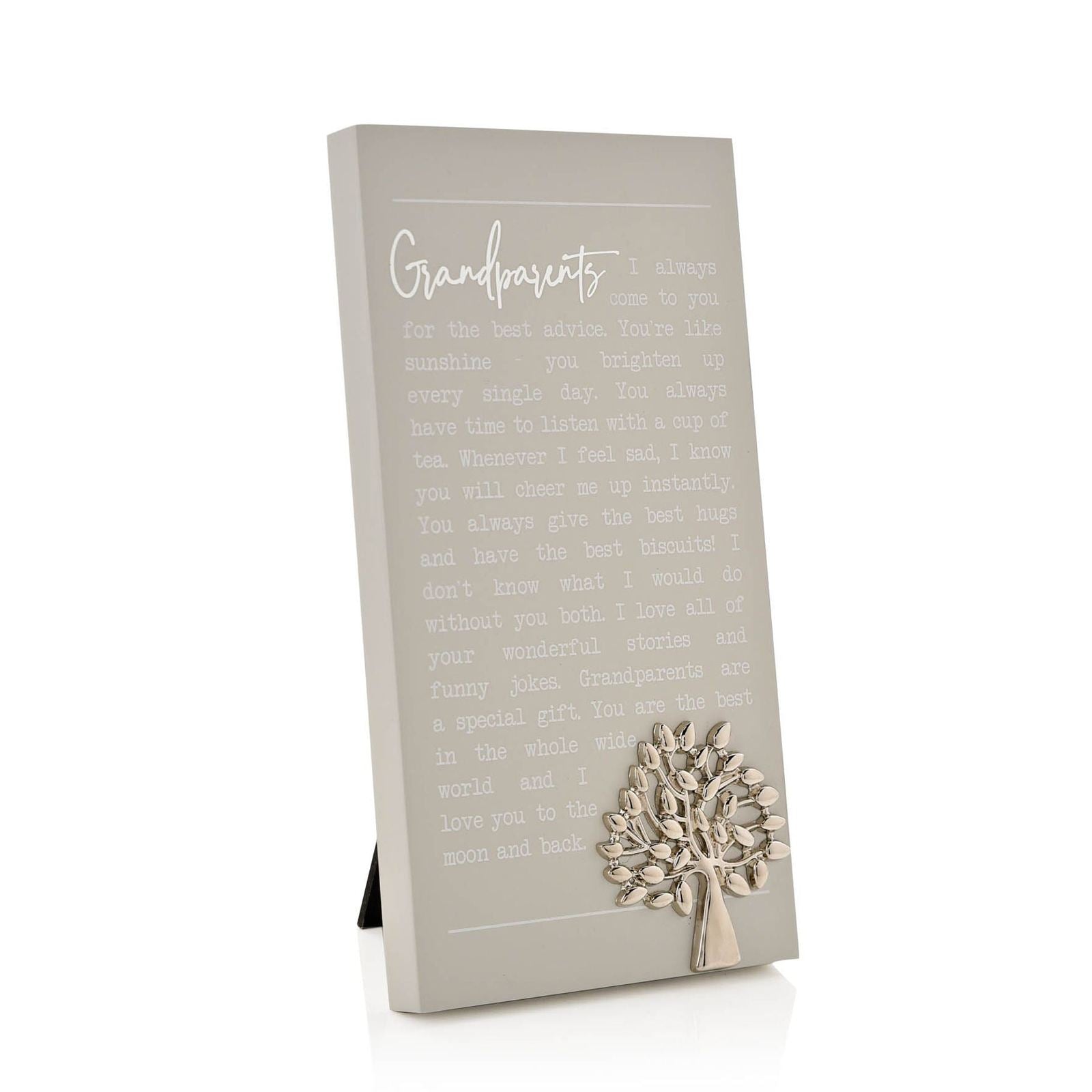 The Home Collection Moments Standing Plaque - Grandparents 1 Shaws Department Stores