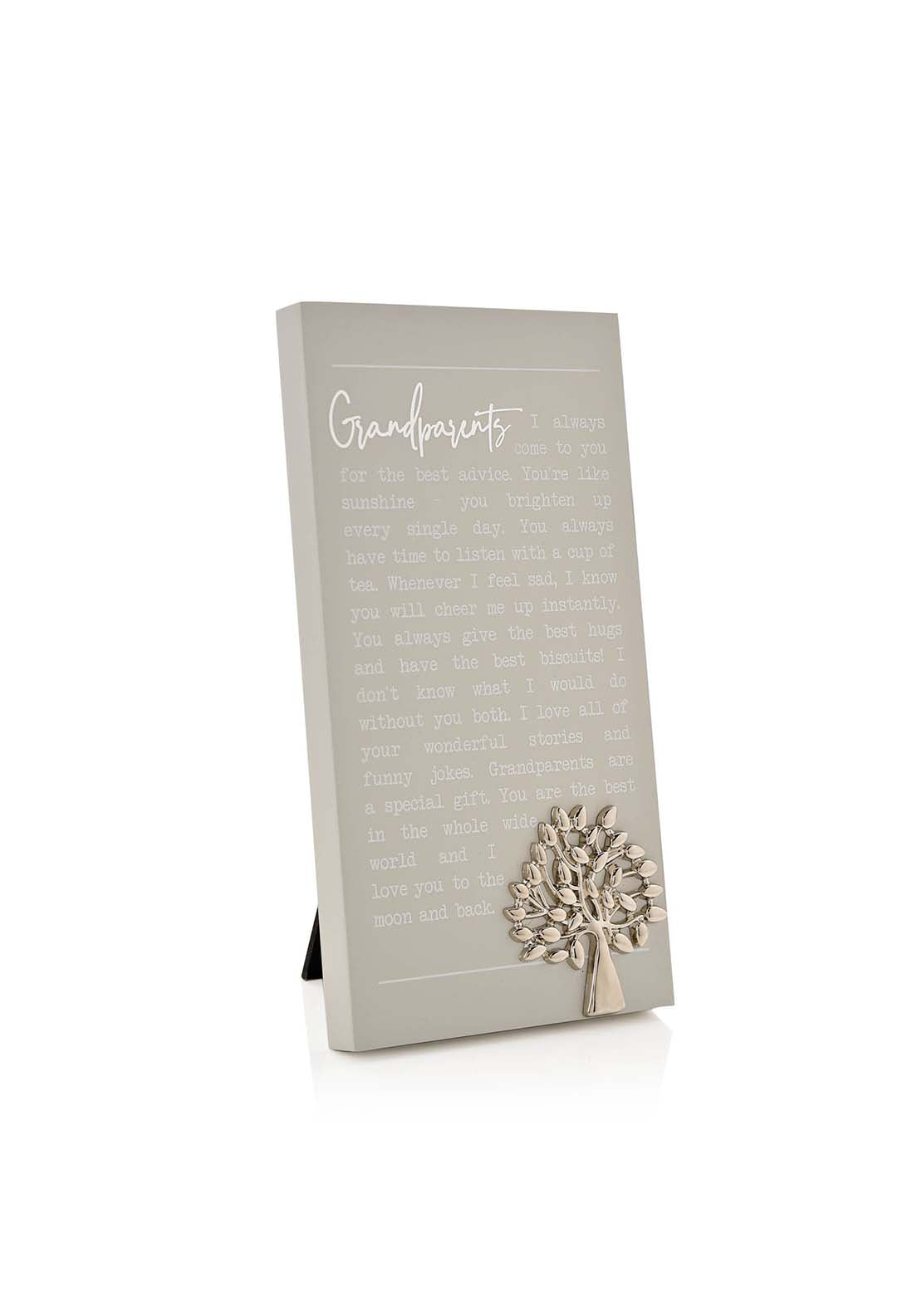 Celebrations Moments Standing Plaque - Grandparents 3 Shaws Department Stores