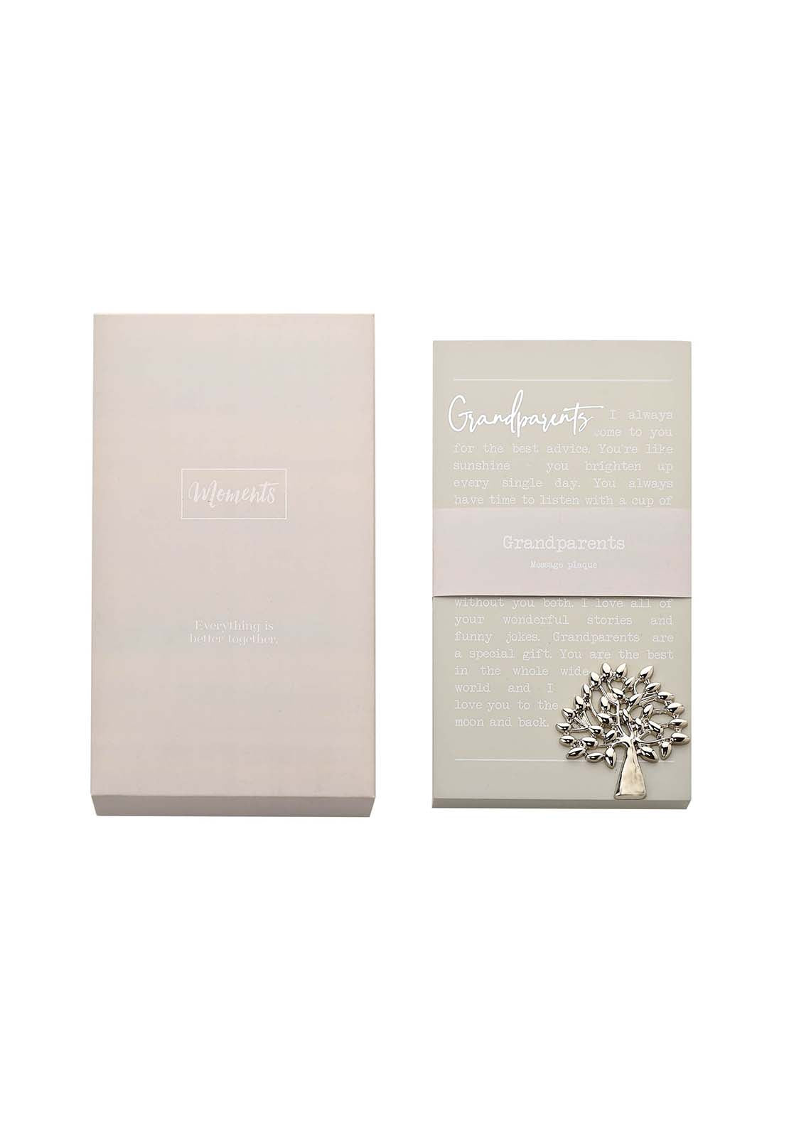 Celebrations Moments Standing Plaque - Grandparents 2 Shaws Department Stores