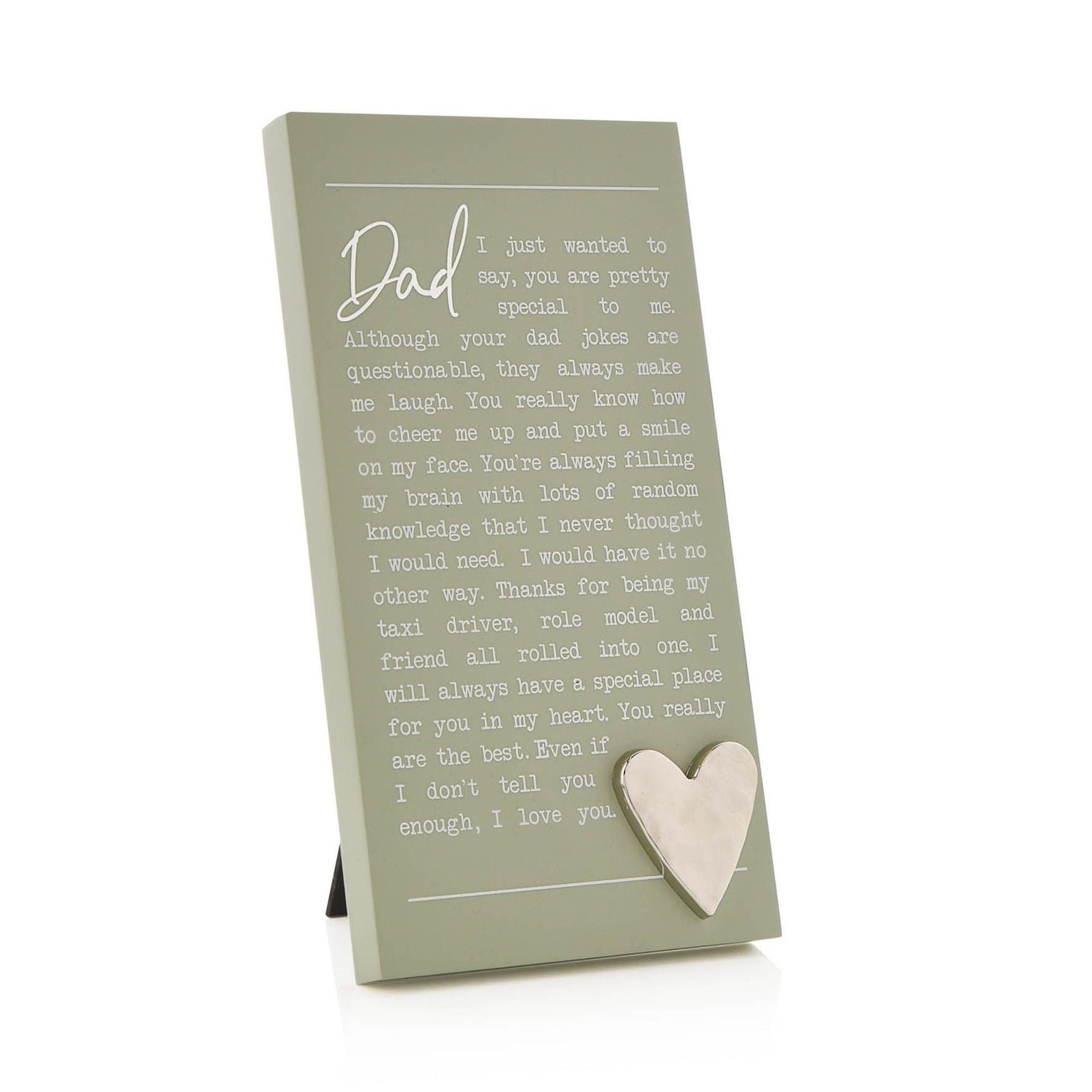 The Home Collection Moments Standing Plaque - Dad 1 Shaws Department Stores