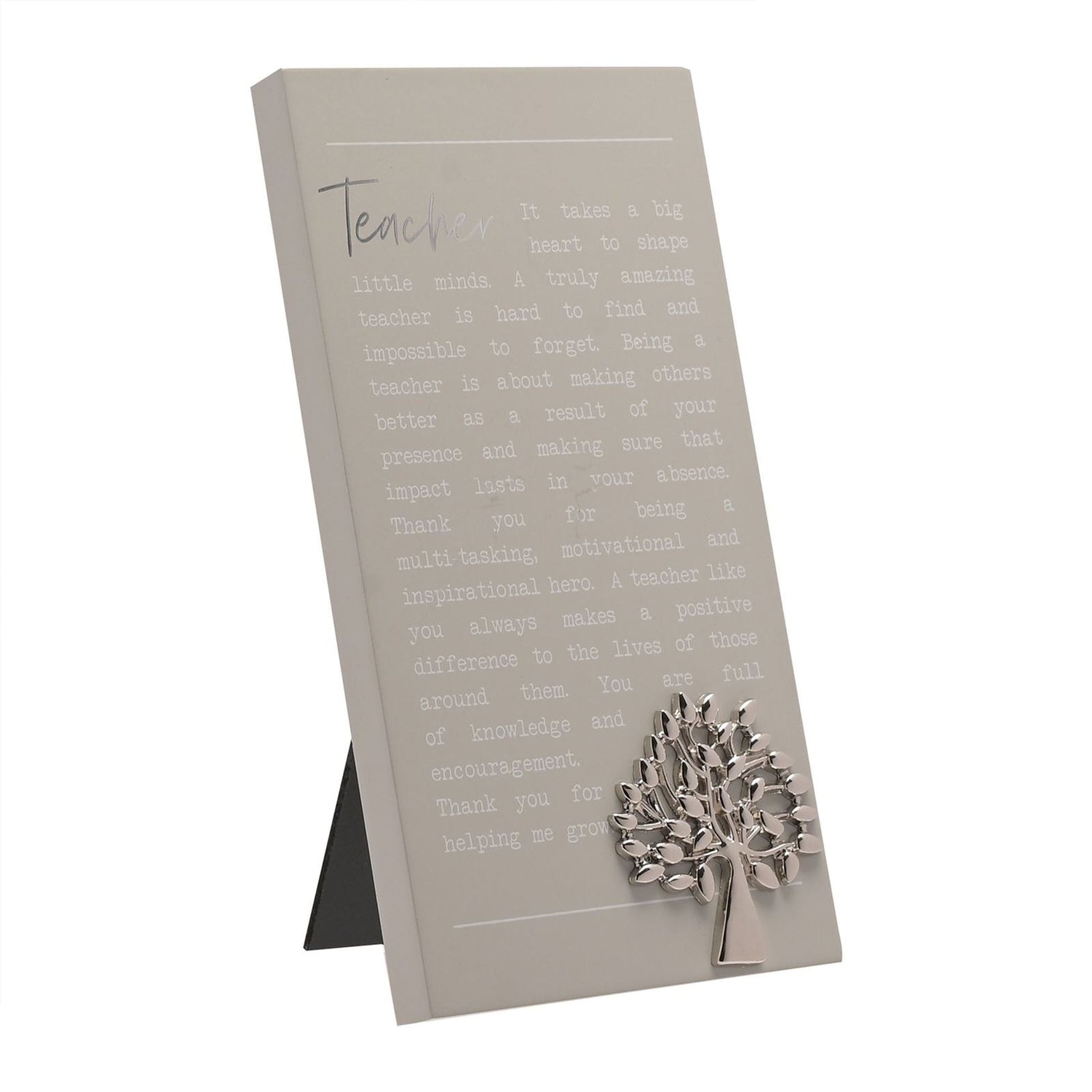 The Home Collection Moments Standing Plaque Teacher 1 Shaws Department Stores