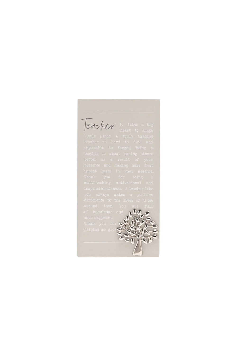 Moments Moments Standing Plaque Teacher 4 Shaws Department Stores