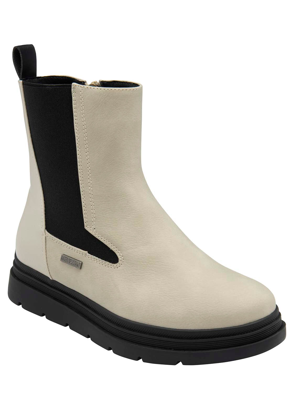 Lotus Monty Ladies Waterproof Ankle Boot - Winter White 2 Shaws Department Stores