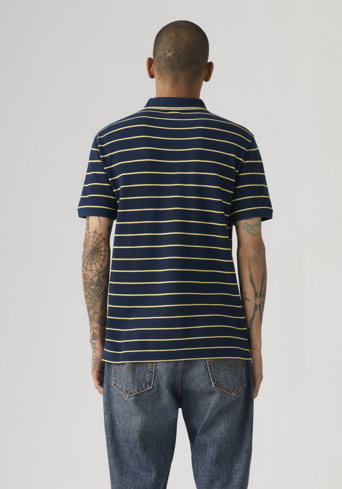 Levis 100% Cotton Original Polo - Blue 2 Shaws Department Stores