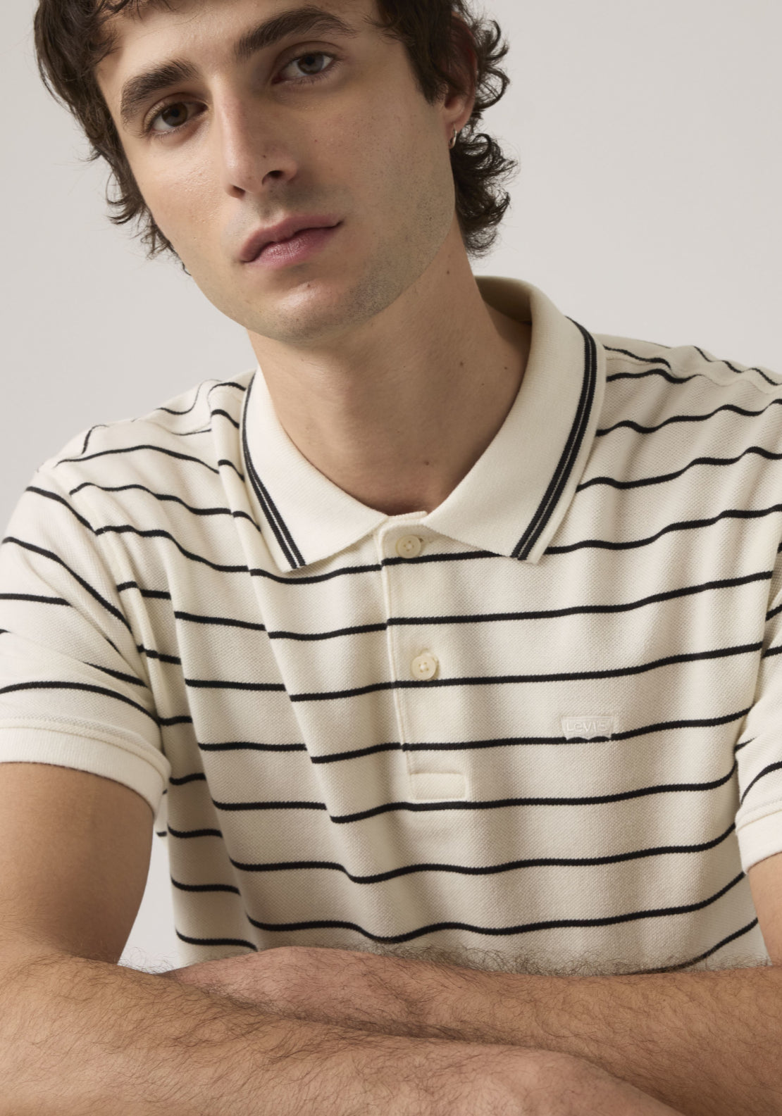 Levis 100% Cotton Original Polo - Neutral 4 Shaws Department Stores