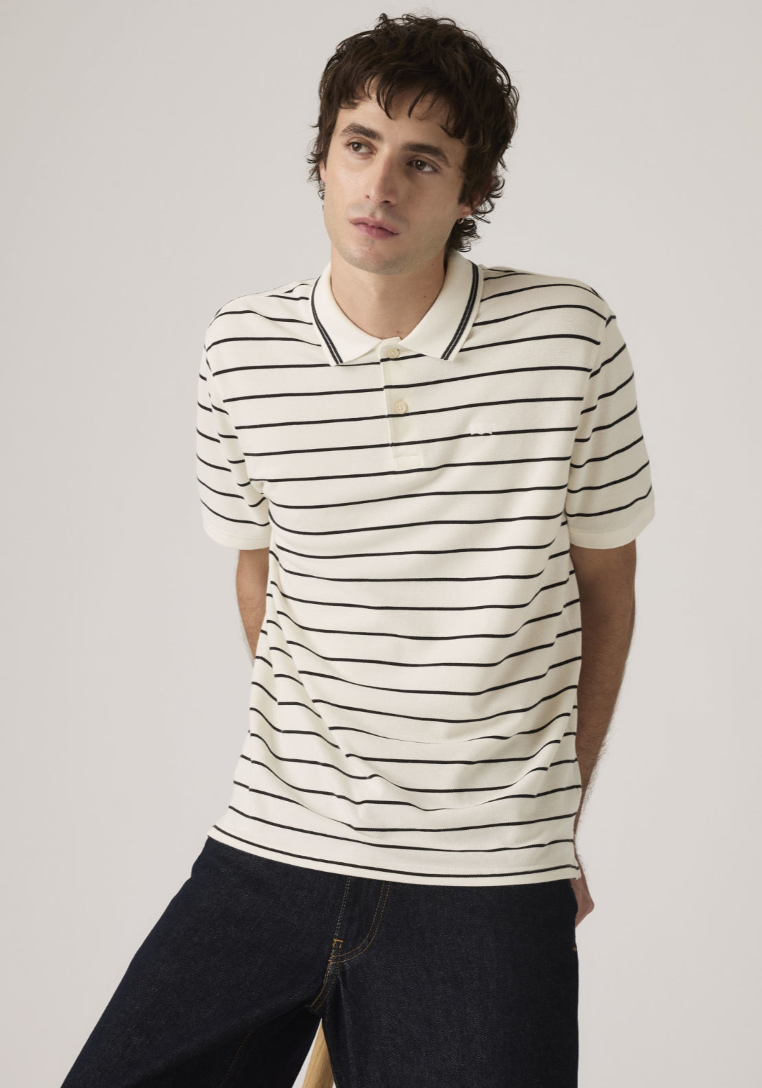 Levis 100% Cotton Original Polo - Neutral 3 Shaws Department Stores