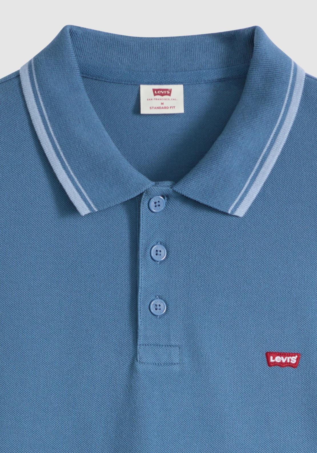 Levis Housemark Polo Shirt - Wood Tipping/blue 5 Shaws Department Stores