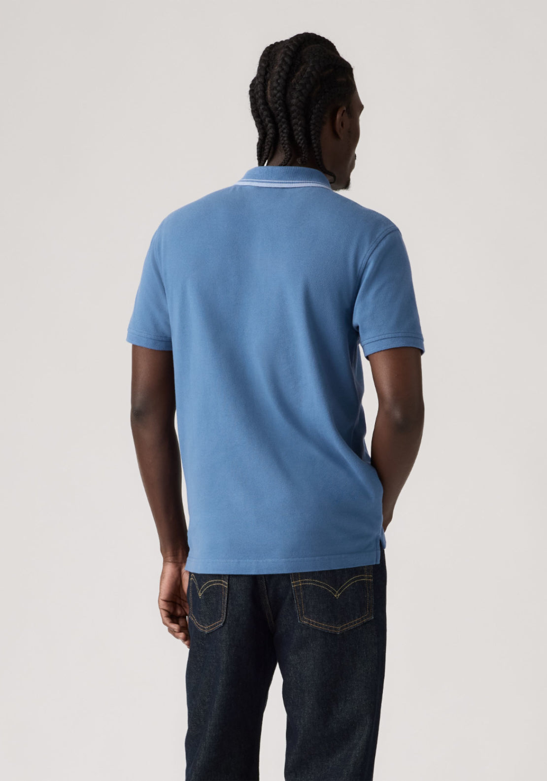 Levis Housemark Polo Shirt - Wood Tipping/blue 2 Shaws Department Stores