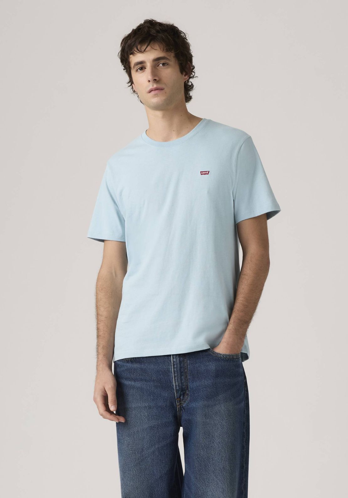 Levis Original Housemark Tee - Blue 1 Shaws Department Stores