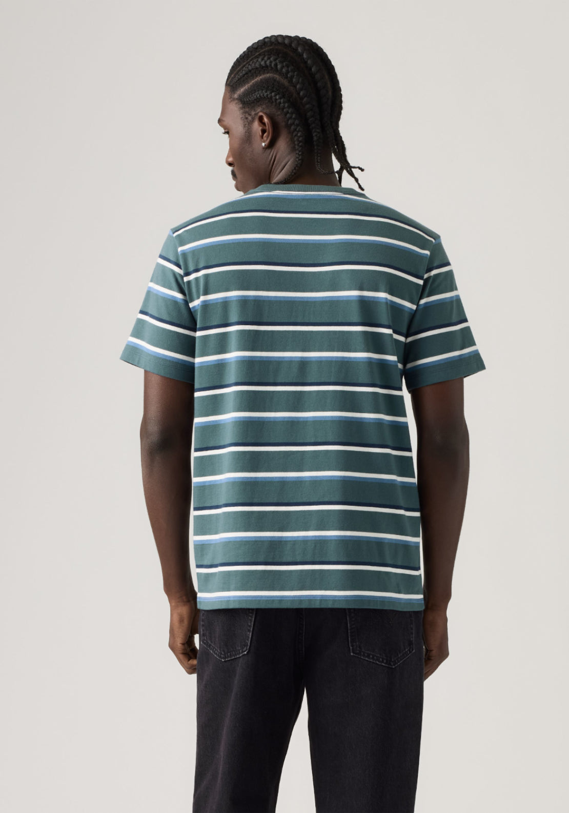 Levis Original Stripe Tee - Blue 2 Shaws Department Stores