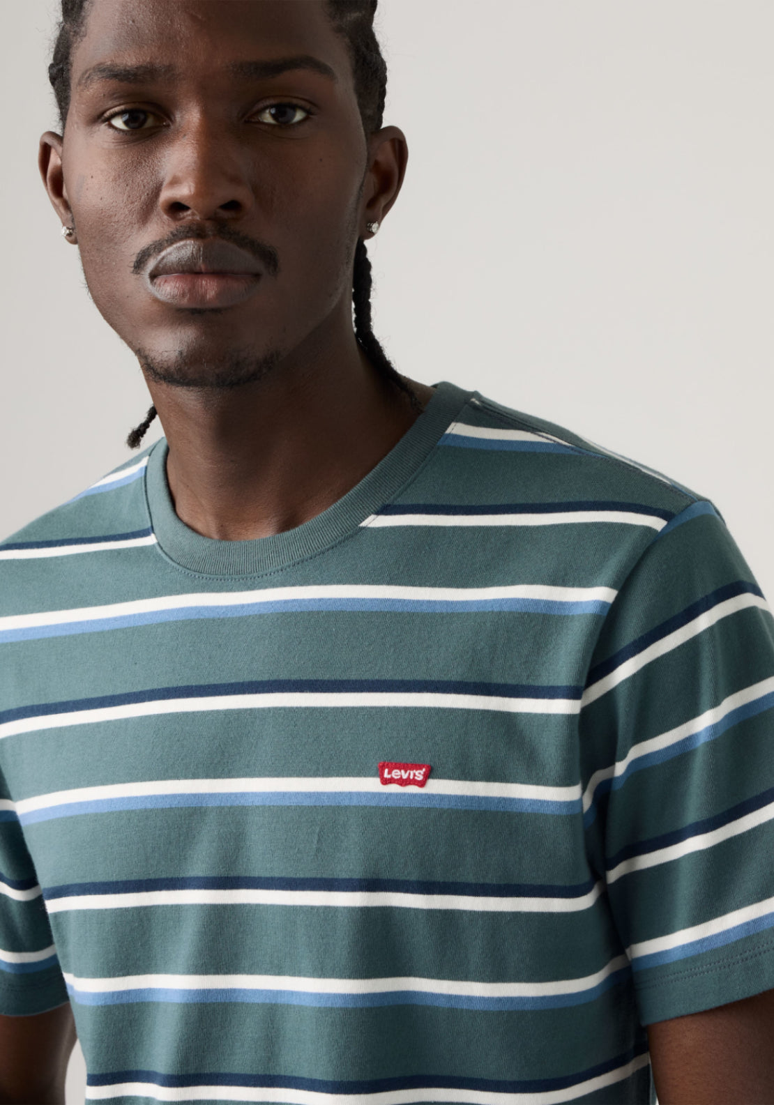 Levis Original Stripe Tee - Blue 3 Shaws Department Stores