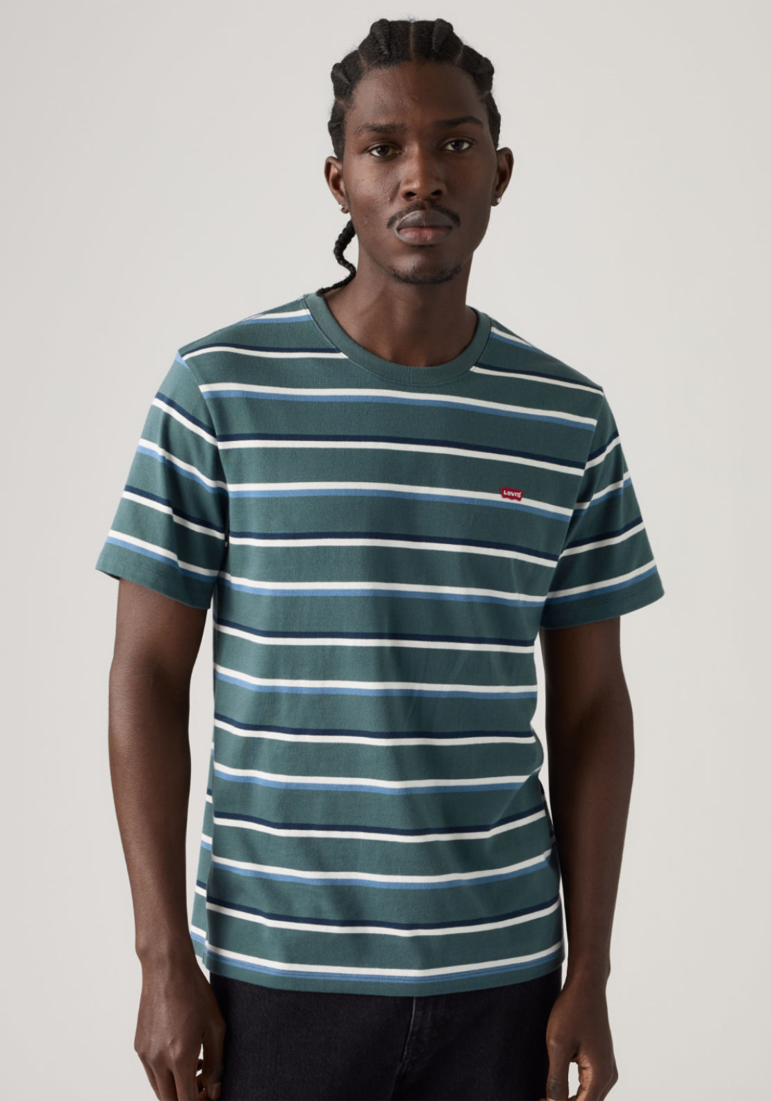 Levis Original Stripe Tee - Blue 1 Shaws Department Stores