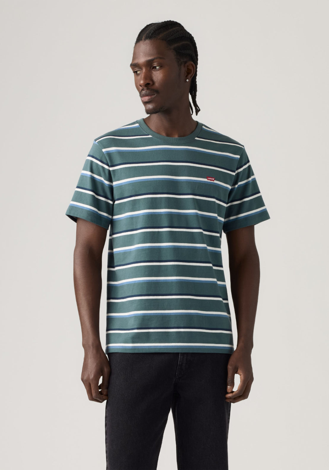 Levis Original Stripe Tee - Blue 5 Shaws Department Stores