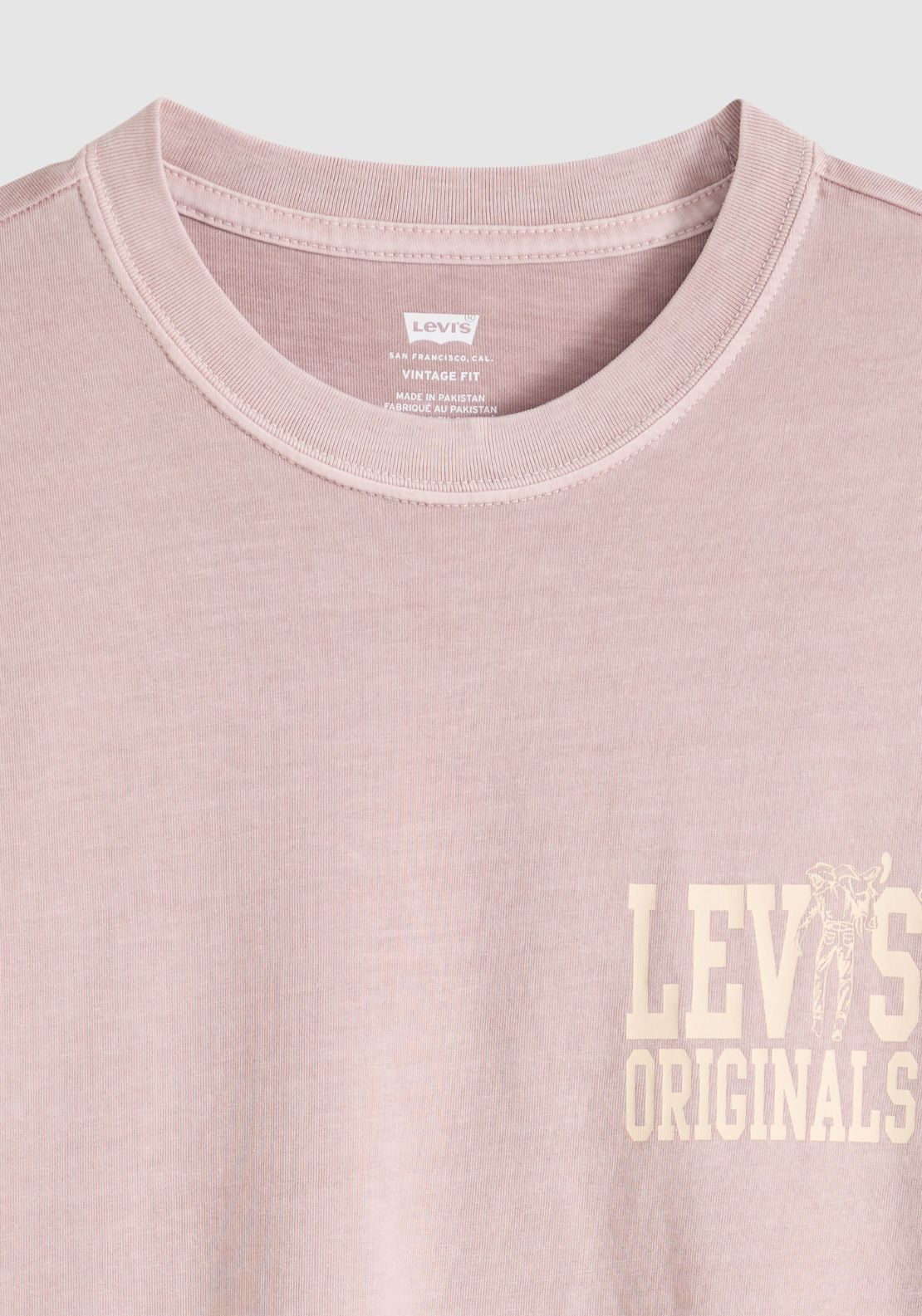 Levis Graphic Vintage Tee - Pink 3 Shaws Department Stores