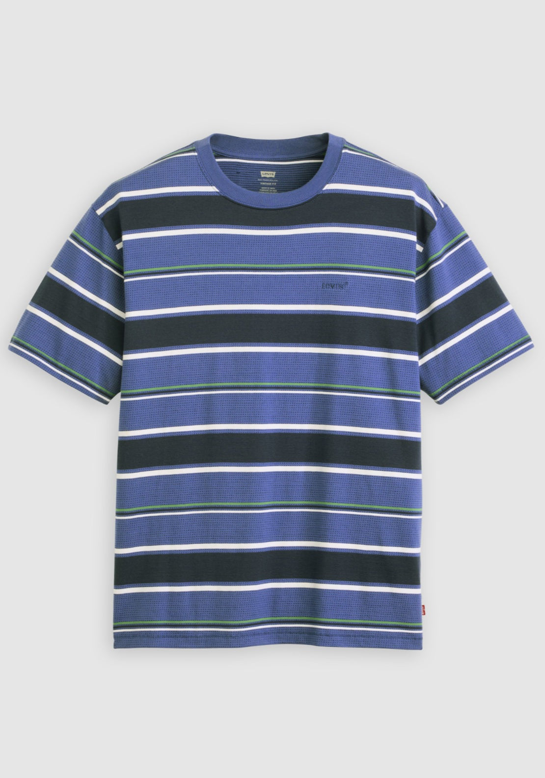 Levis 100% Cotton Red Tab Vintage Tee - Blue 6 Shaws Department Stores