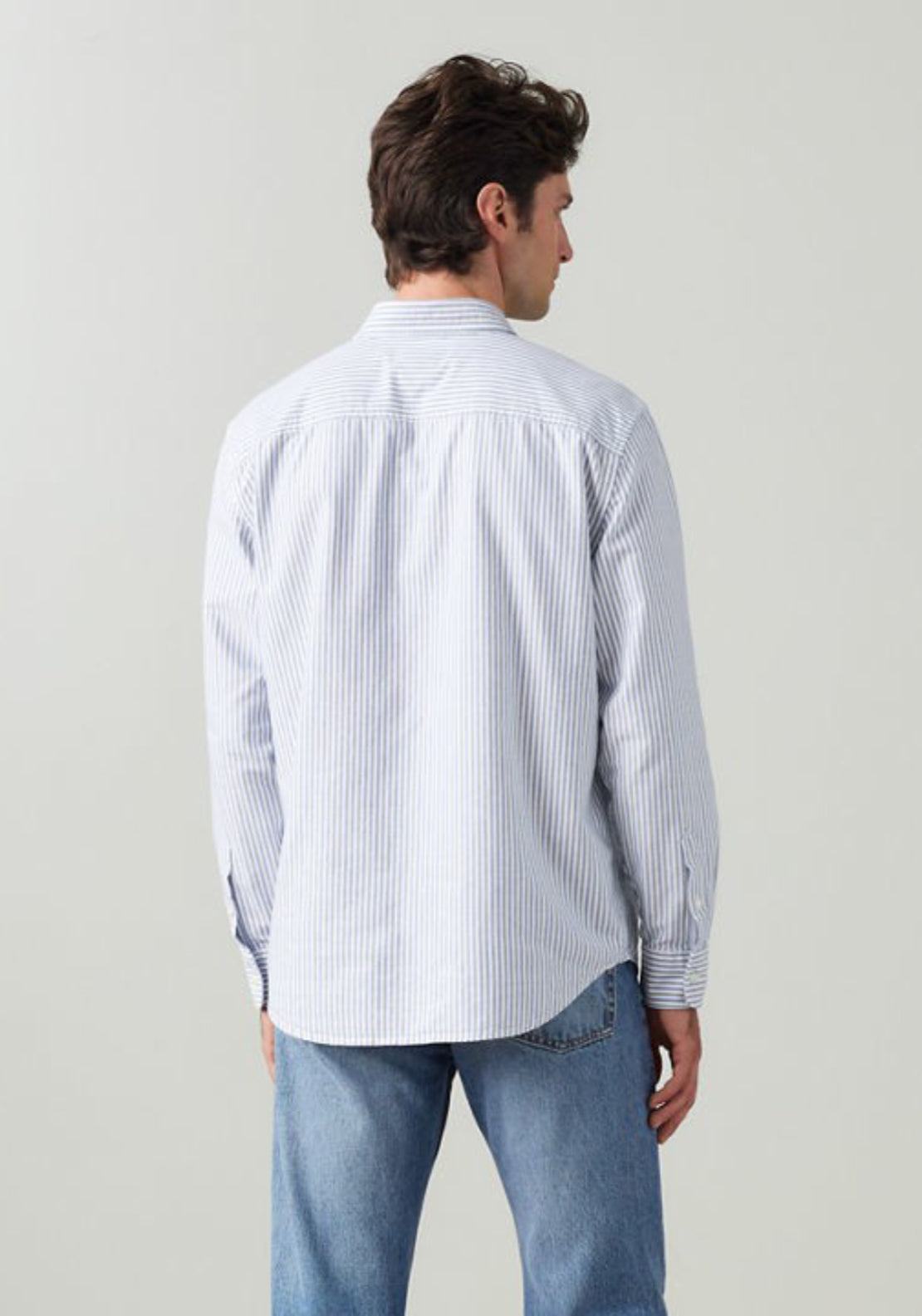 Levis 100% Cotton Authentic Button-down Shirt - Blue 2 Shaws Department Stores