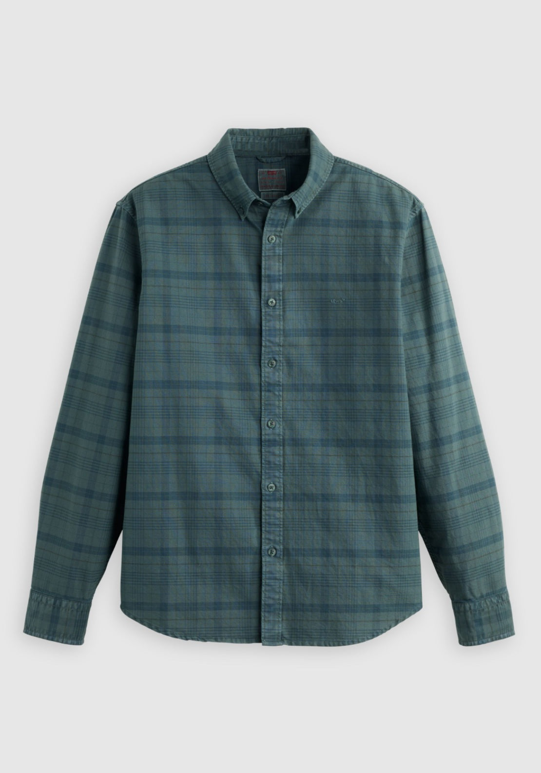 Levis Authentic Check Shirt - Dark Slate/gold 7 Shaws Department Stores