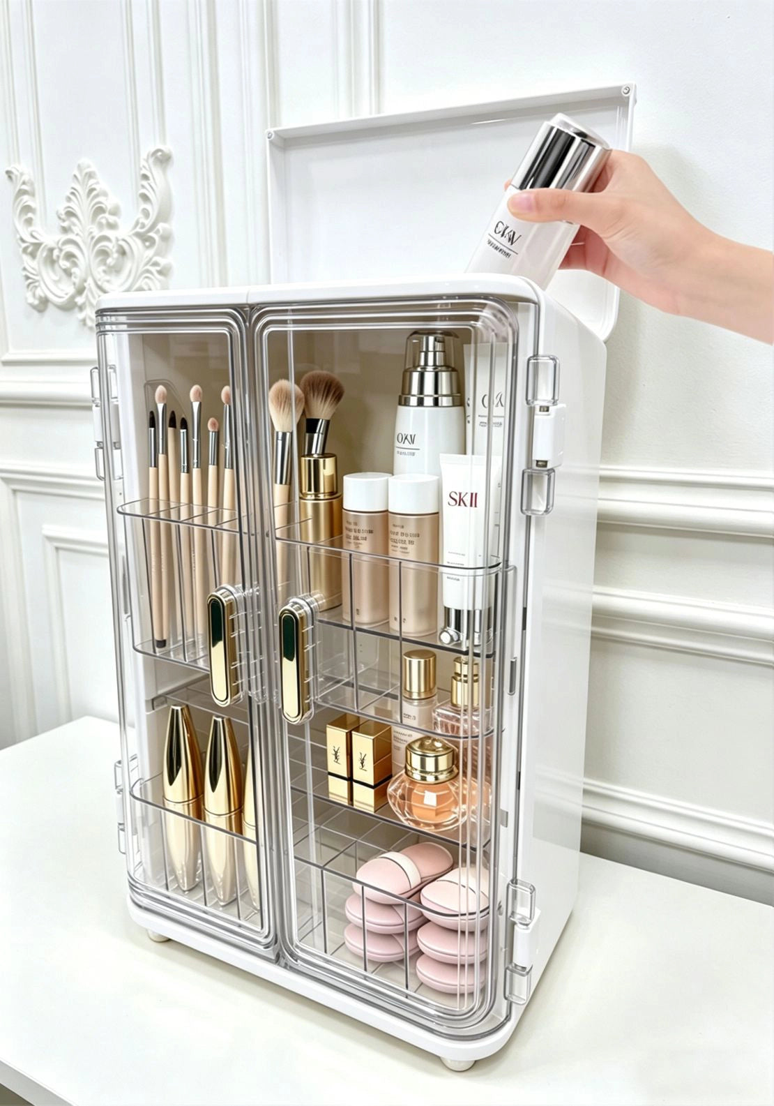 Beauty Box Cupboard - White