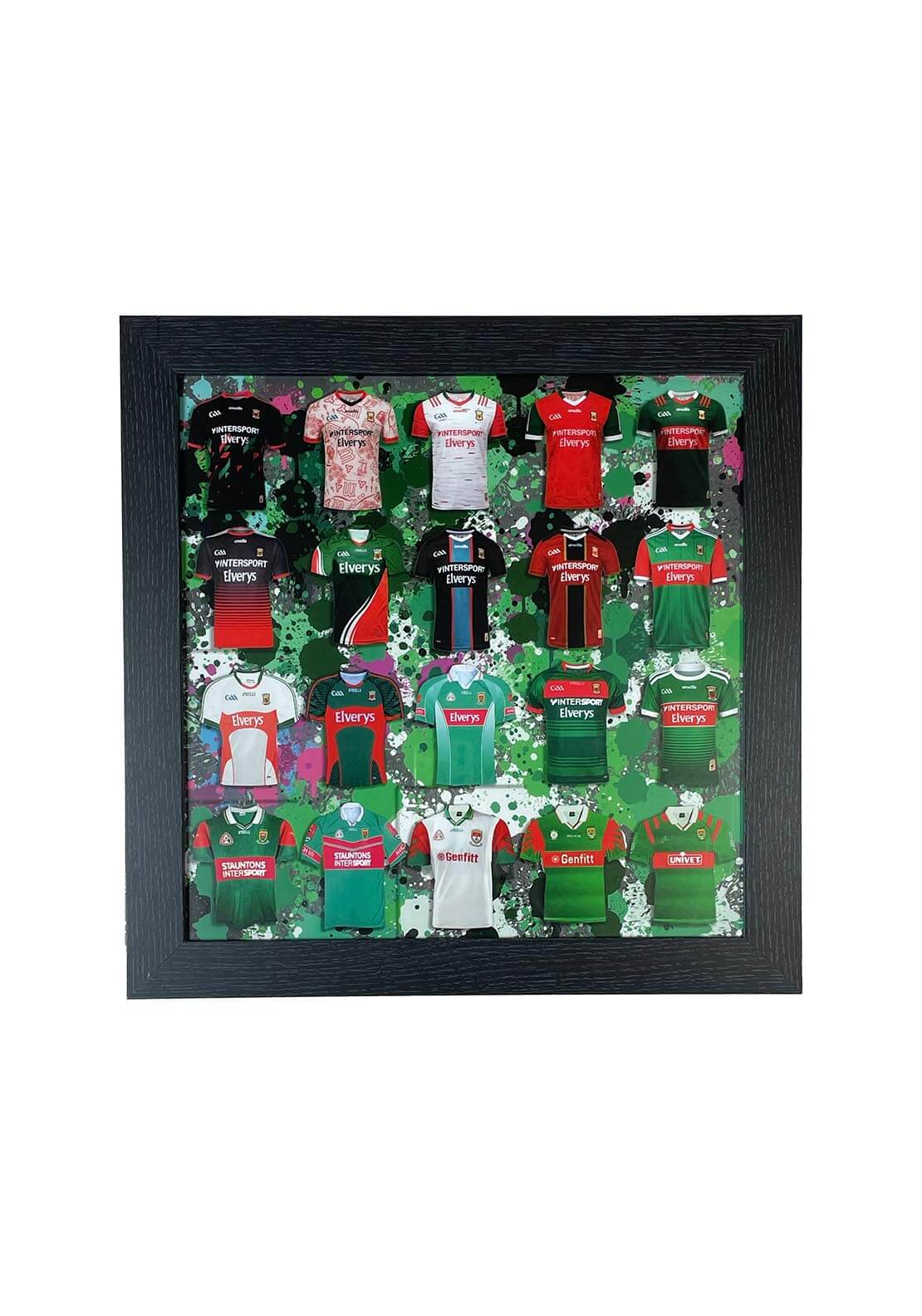 The Home Collection Mayo GAA Framed Picture 40cm x 40cm - White 1 Shaws Department Stores