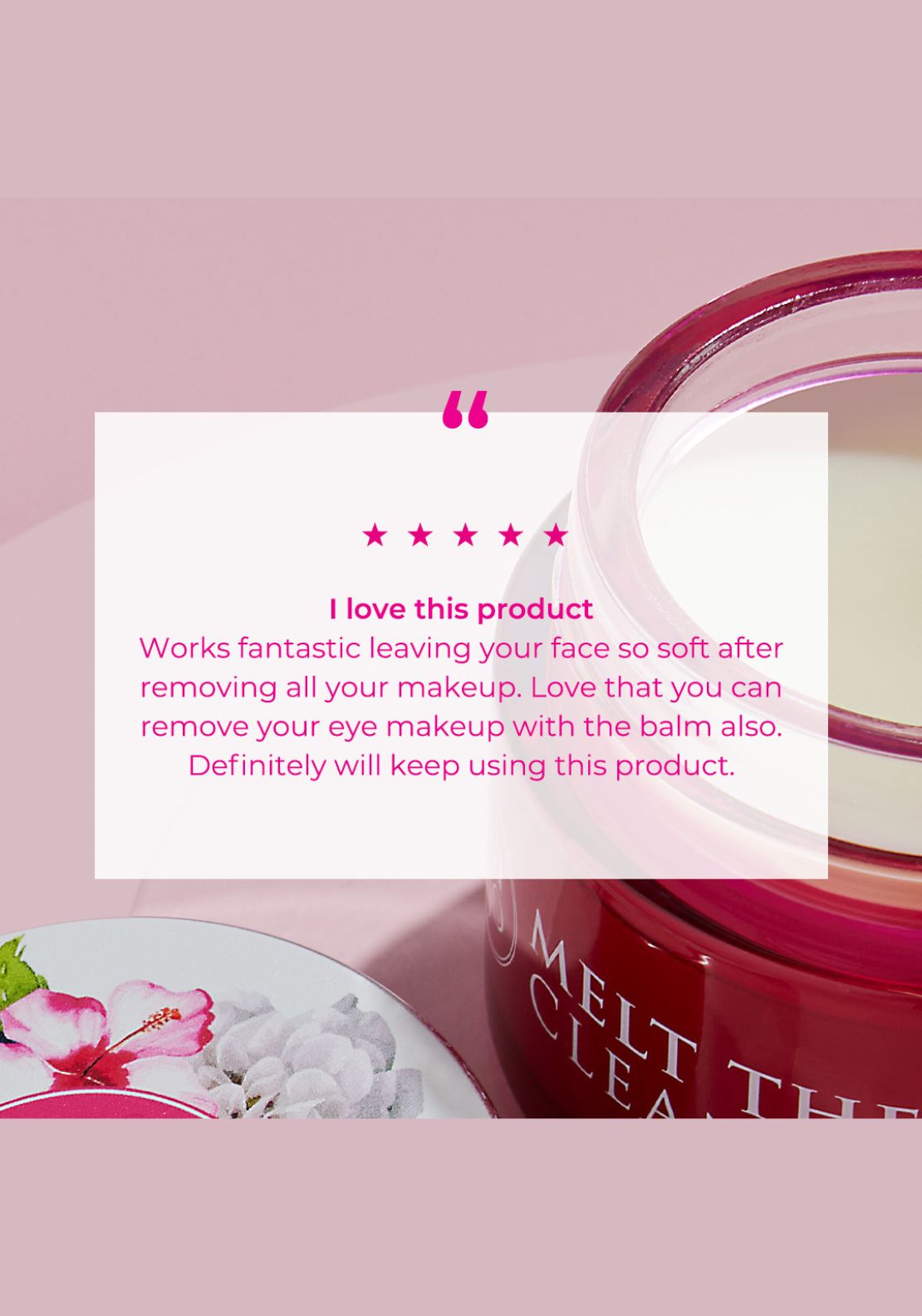 Ella &amp; Jo Melt the Day Away Cleansing Balm 100ml 5 Shaws Department Stores
