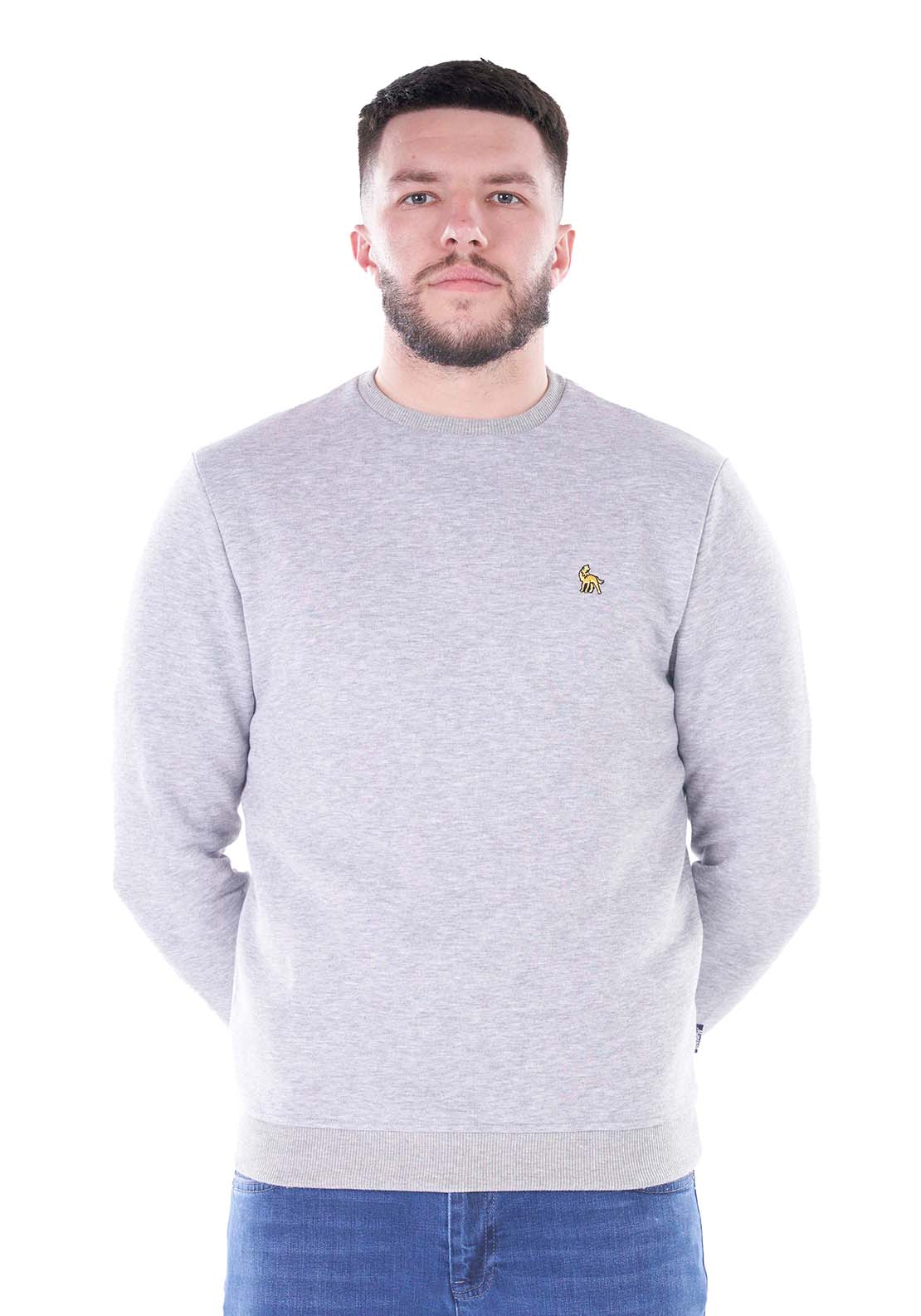 Mineral Michan Crew Neck Sweatshirt - Grey 1 Shaws Department Stores