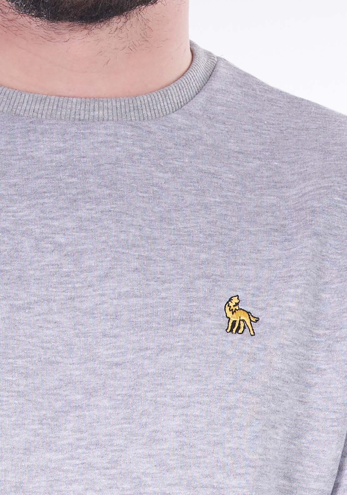 Mineral Michan Crew Neck Sweatshirt - Grey 2 Shaws Department Stores