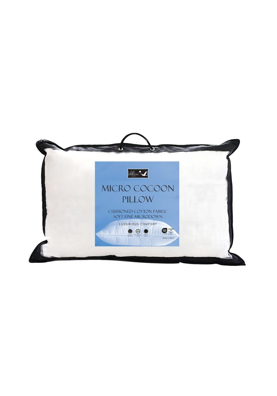 The Home Collection Micro Cocoon Pillow - White 1 Shaws Department Stores