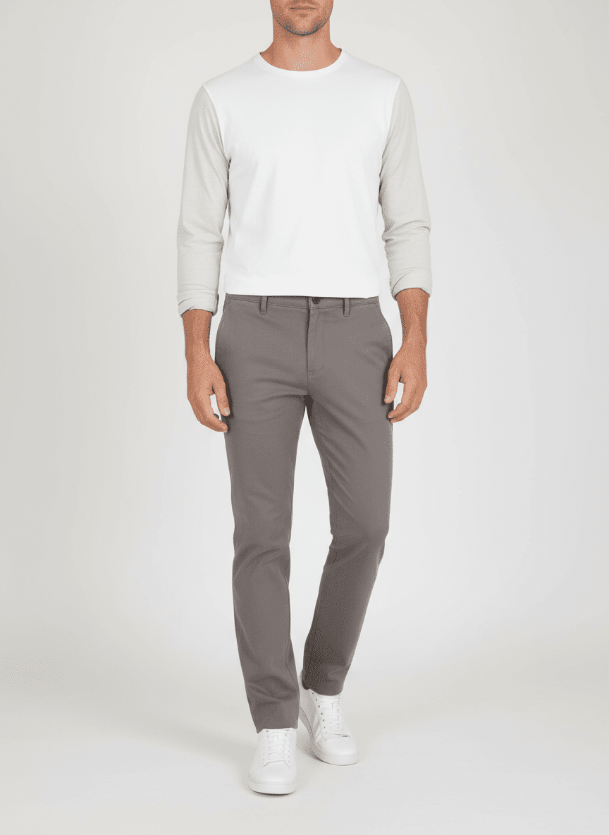 Sea Barrier Stretch Fit Chino - Mink 1 Shaws Department Stores