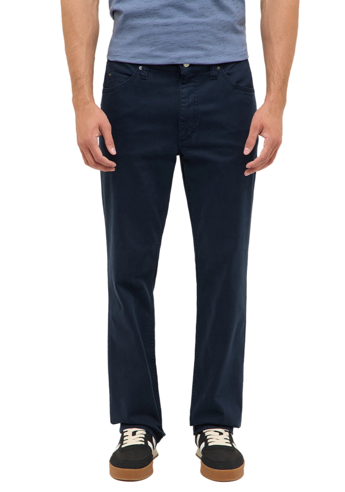 Mustang Tramper 5 Pocket Jeans - Navy 1 Shaws Department Stores