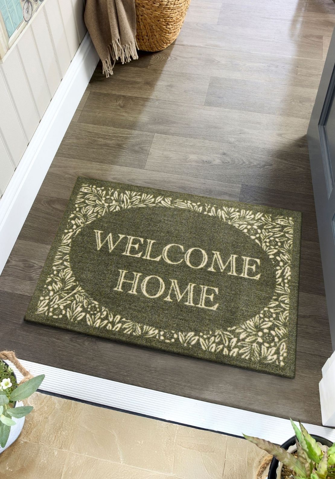 My Mat Floral Welcome Home Doormat - Multi 2 Shaws Department Stores