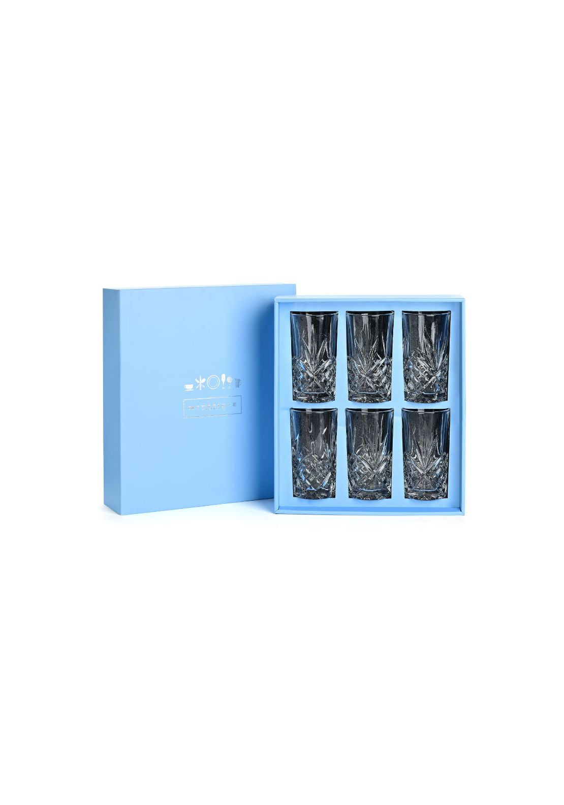 Hi-Ball Glasses Set Of 6 - Clear