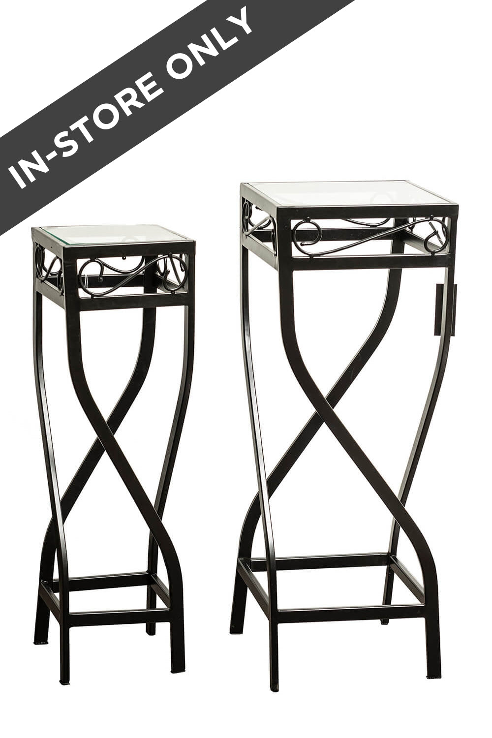 The Grange Collection Ardmoda Set Of Two Iron Tables 2 Shaws Department Stores
