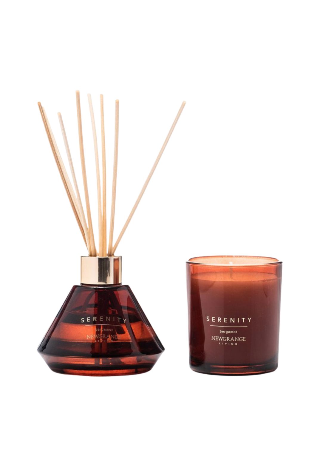 Newgrange Living Luxury Candle &amp; Diffuser Set Serenity Bergamot - Bergamont 2 Shaws Department Stores