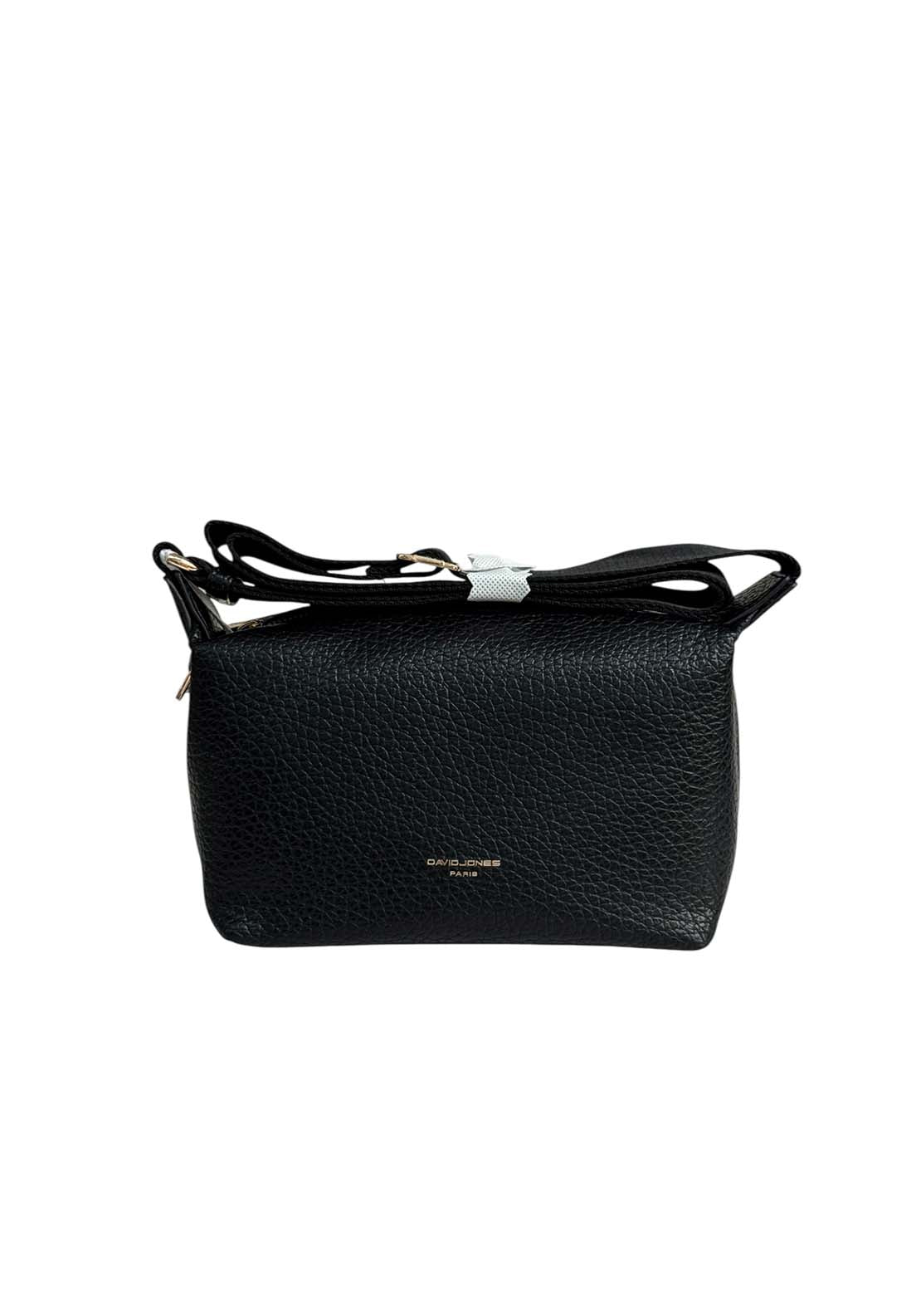 David Jones Small Slouch Wide Strap - Black 1 Shaws Department Stores
