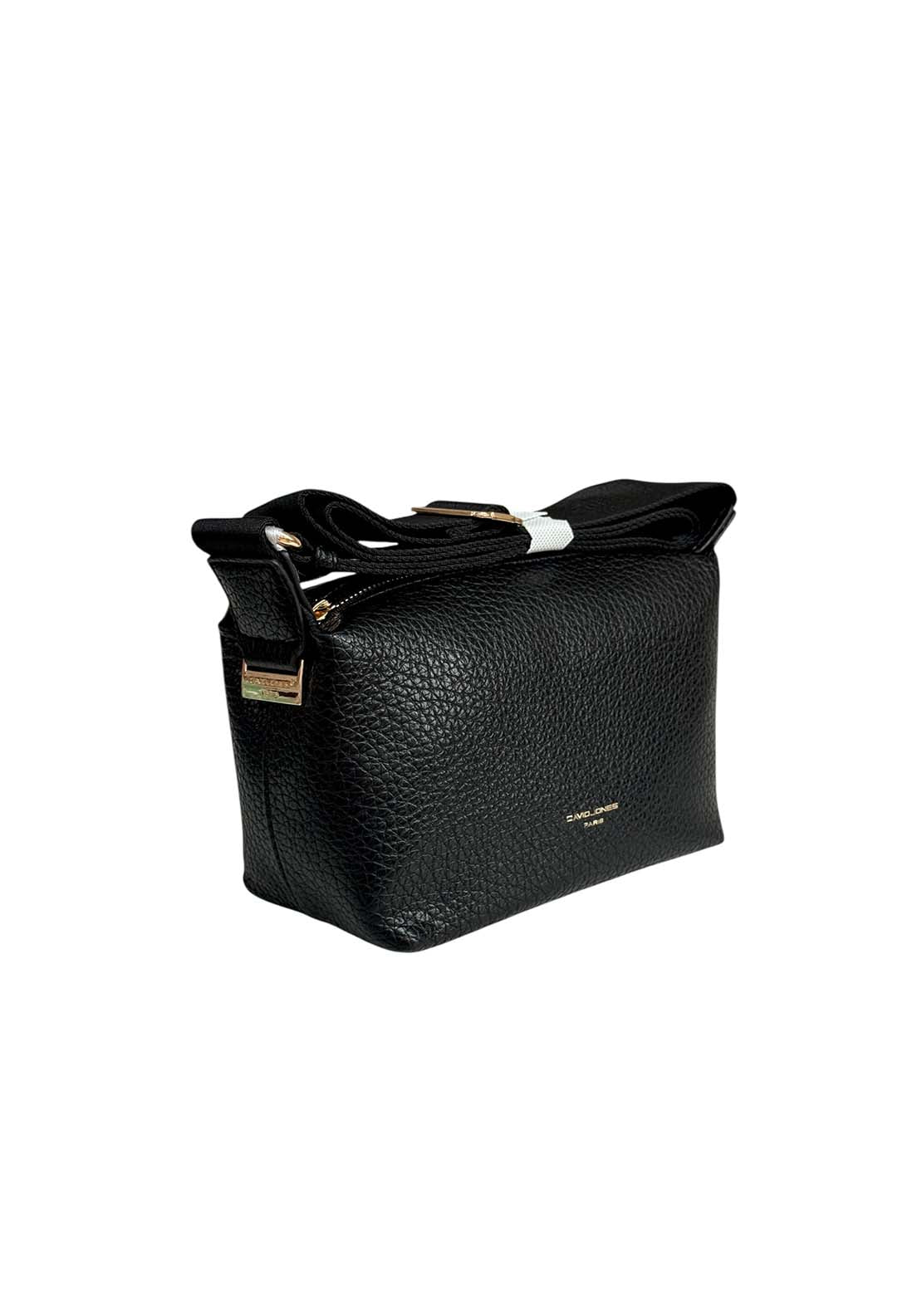 David Jones Small Slouch Wide Strap - Black 2 Shaws Department Stores