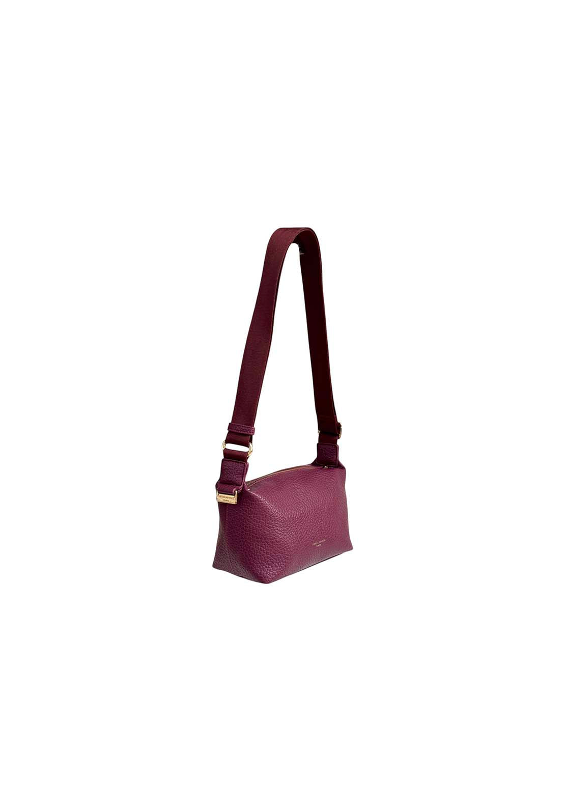 David Jones Small Slouch Wide Strap - Plum 2 Shaws Department Stores
